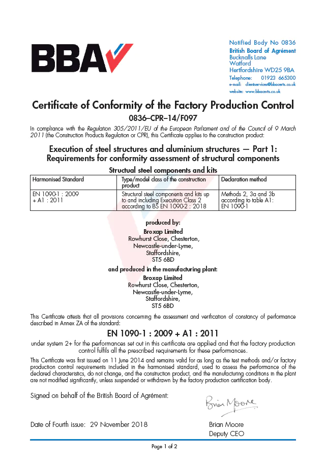 UKCA Marking Certificate