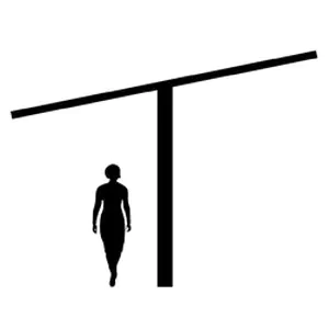 Single column Monopitch canopies